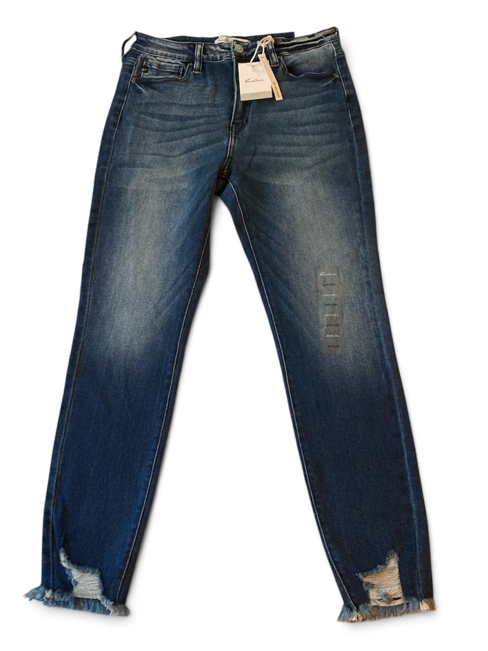 NWT KanCan High Rise Skinny Jeans Dark Blue Wash Maurices Size
29X28 Stretchy